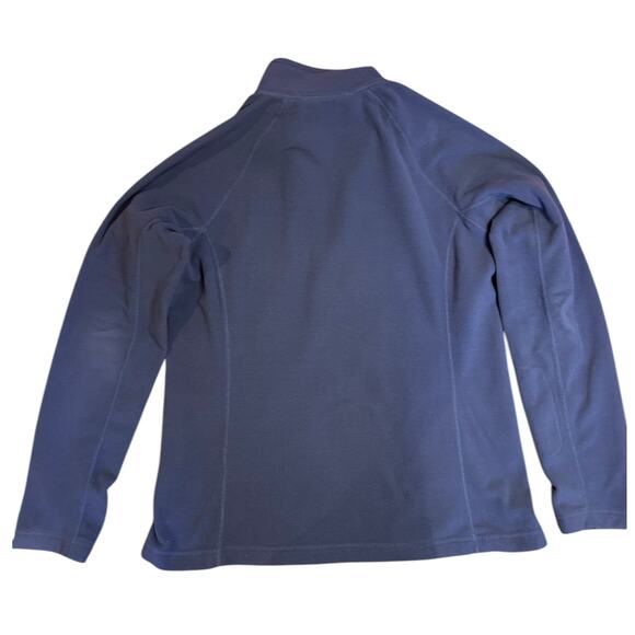 THE NORTH FACE Purple Gray 1/4 Zip Micro Performance Fleece Women's LARGE - Picture 2 of 8